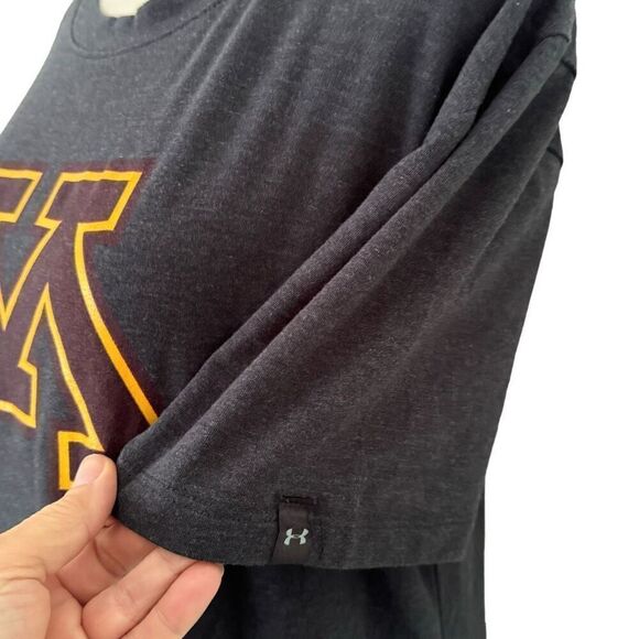 Under Armour U of MN T Shirt Dress Short Sleeve Crew Neck Womens M With Pockets - Picture 5 of 8